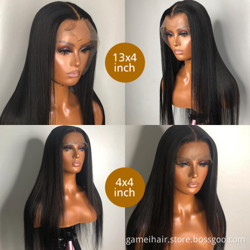 Best Hd Lace Wig Vendor Virgin Human Hair Wig Lacewig For Black Women 100% Raw Indian Human Hair Lace Front Wig